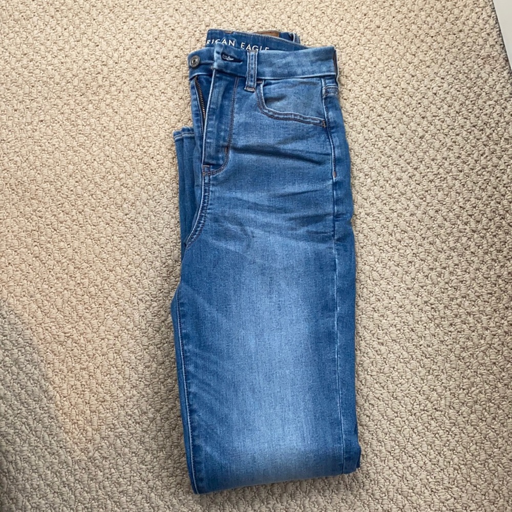 american eagle super high rise curvy jeans